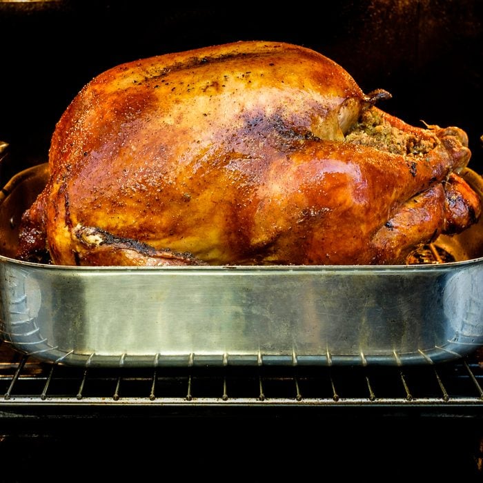 turkey in oven