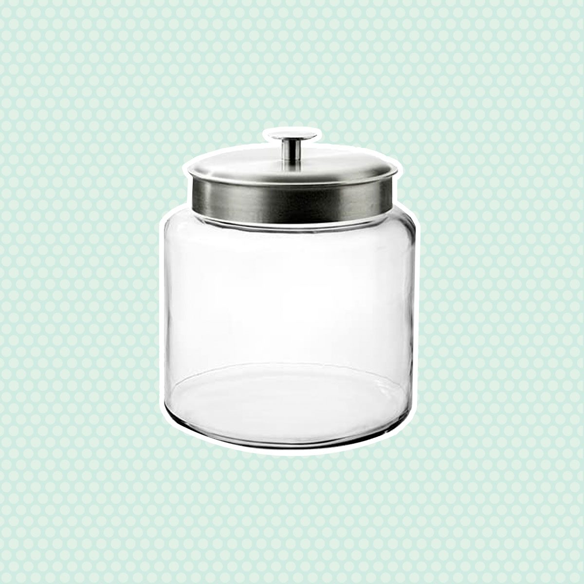 Montana Jar with Brushed Metal Lid, 1.5 Gallon