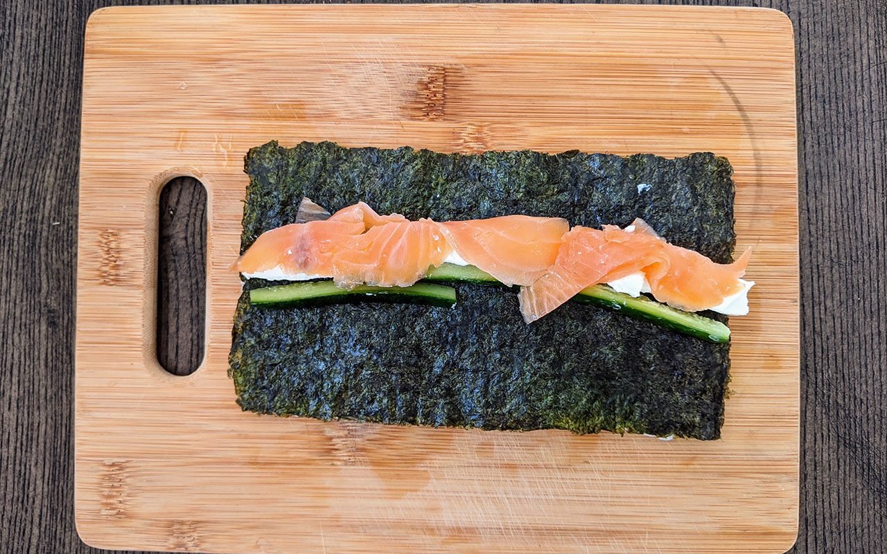 Philly Maki_Ingredients how to make sushi