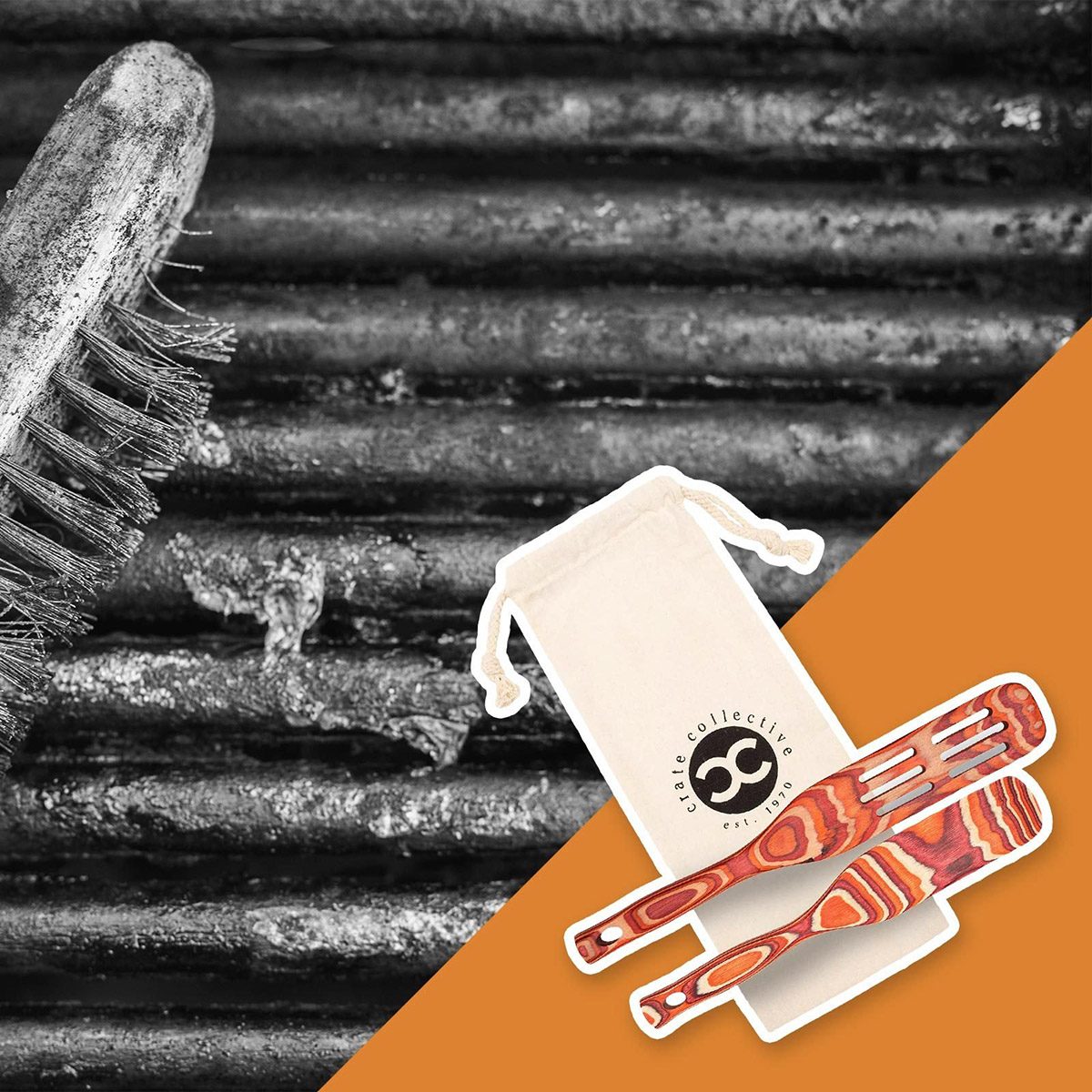 Rusty barbecue tools