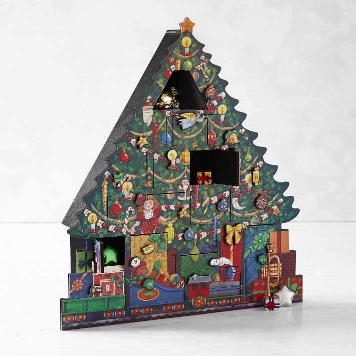 Christmas Tree Advent Calendar Ecomm Via Williams Sonoma.com