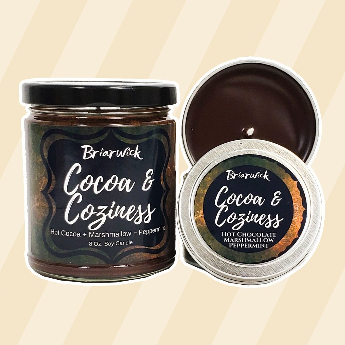 Cocoa and Coziness- Autumn & Winter Seasonal Exclusive- Soy Vegan Candle