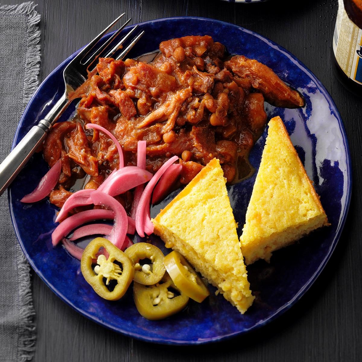 Mom’s Molasses Ham and Beans
