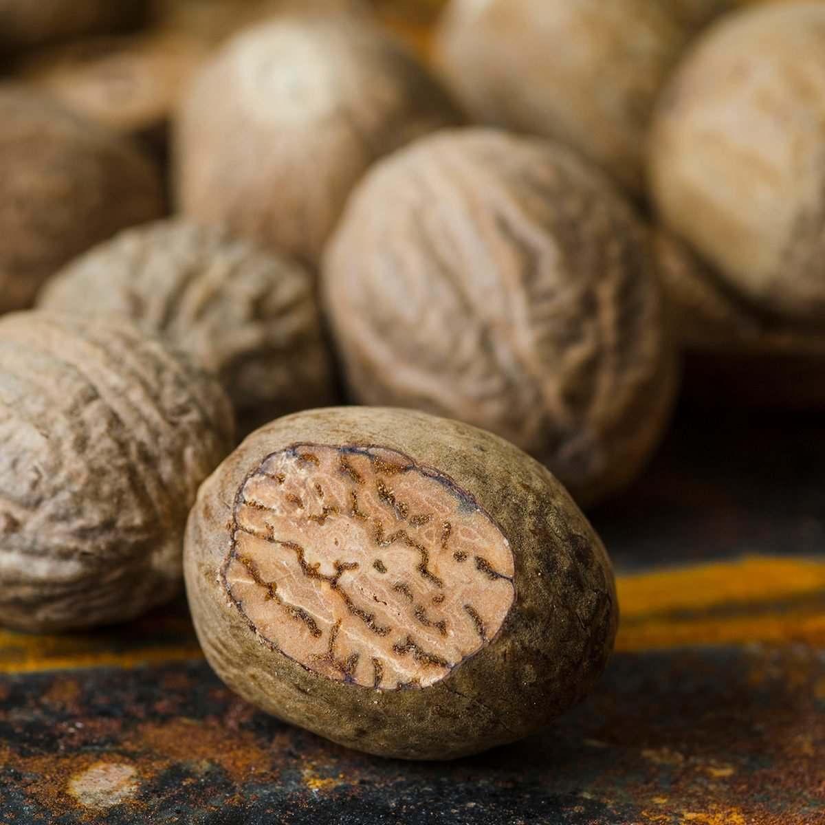 Nutmegs indian spices