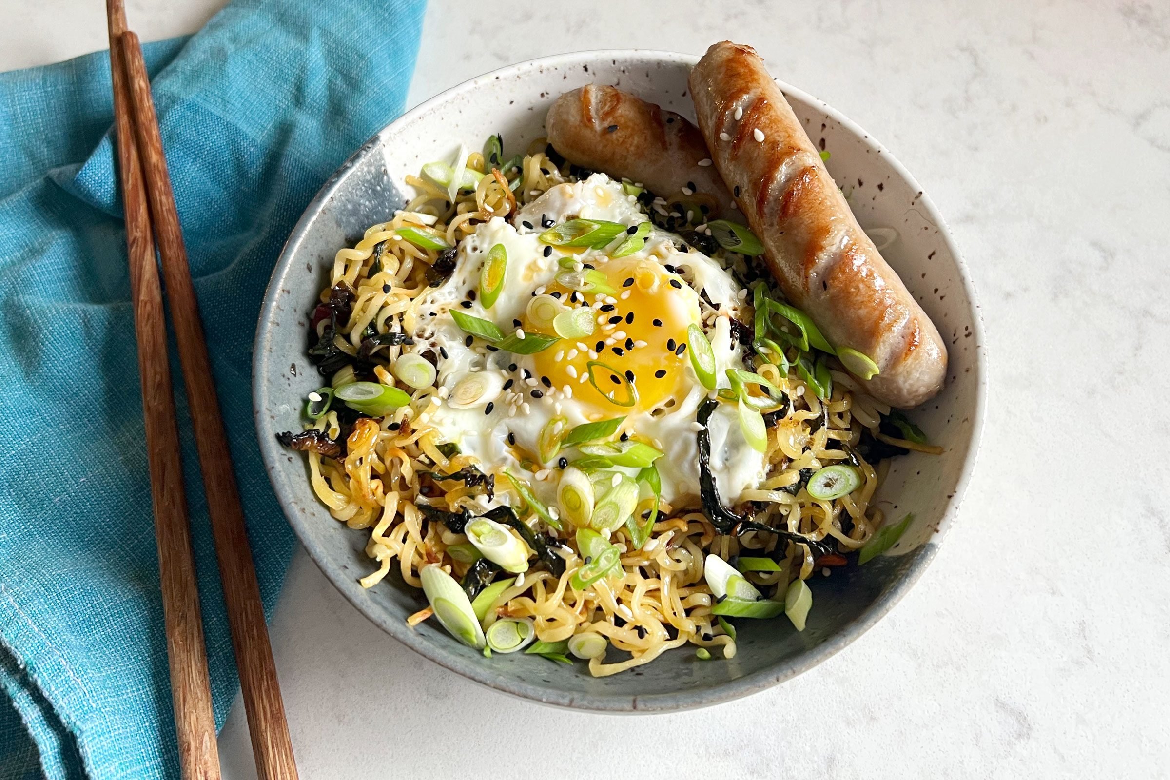 How to Make Breakfast Ramen Bowls