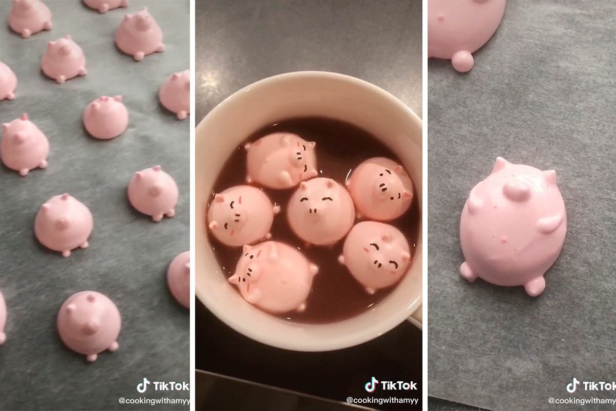 How to Make Meringue Animals That Float in Your Cocoa Like Marshmallows