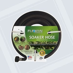 Flexon 1 2 In X 25 Ft Black Soaker Hose