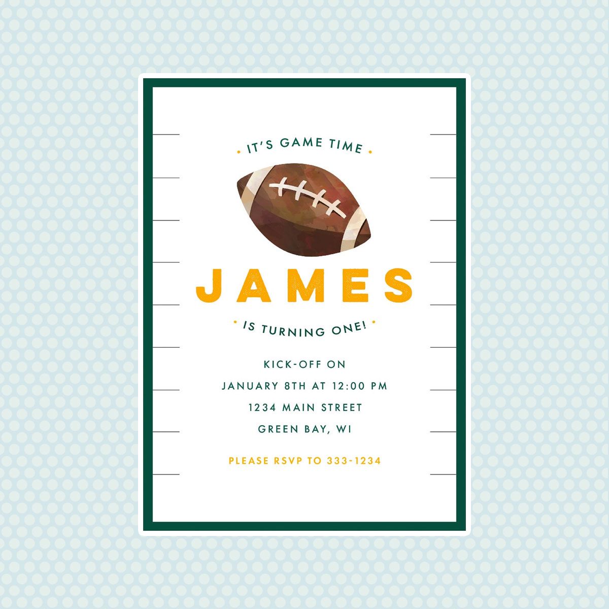 Football Birthday Party Ideas Football Birthday Invitation