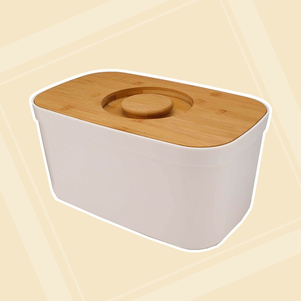 baking containers Joseph Bread Cutting Board Lid White