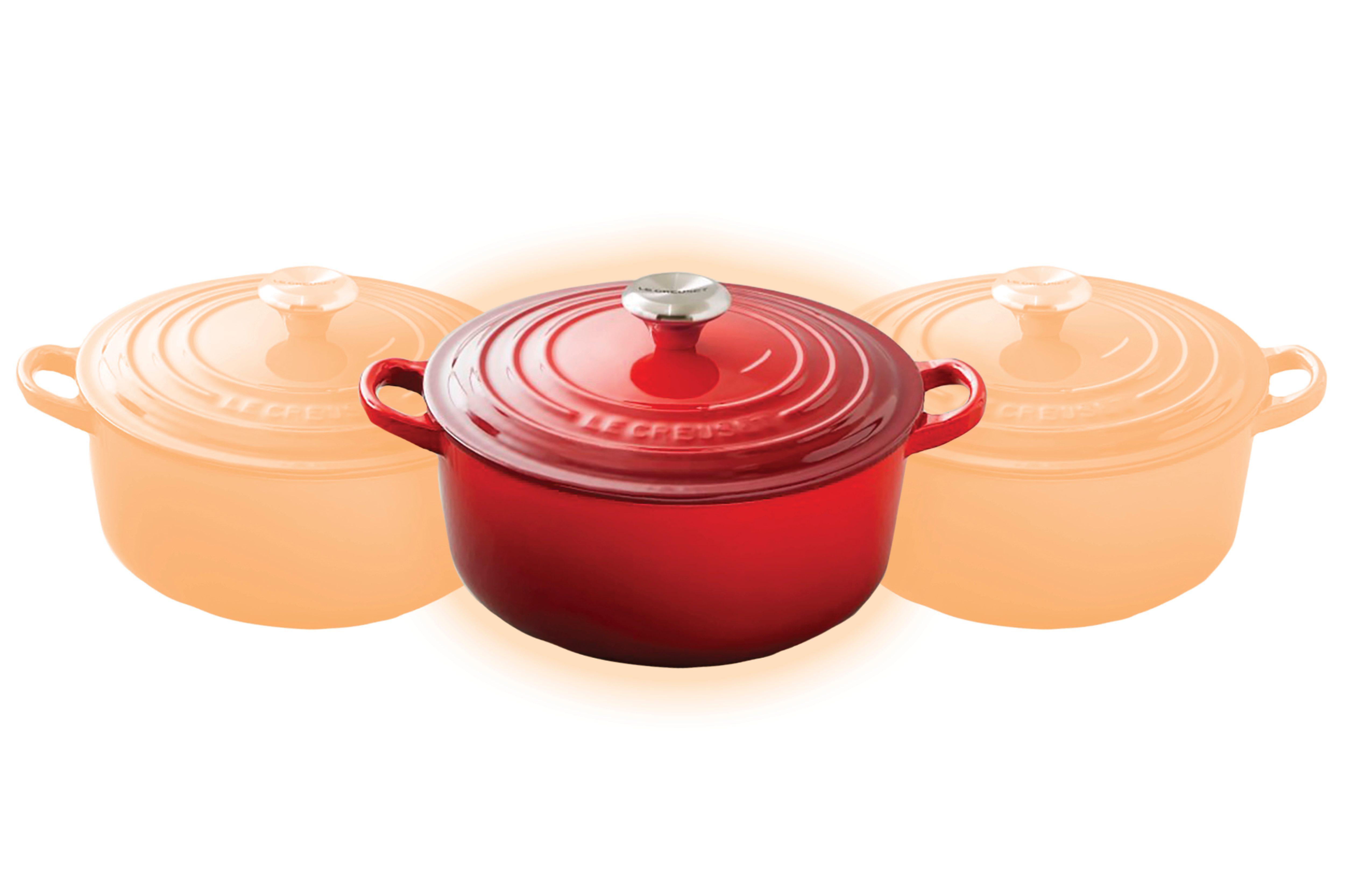 Le Creuset Signature Enameled Cast Iron Round Dutch Oven, 5 1/2-Qt., Red