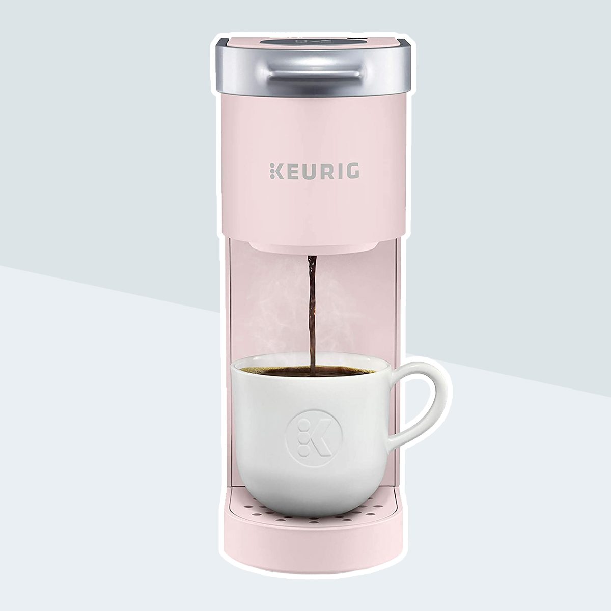 Keurig K-Mini Coffee Maker, Single Serve K-Cup Pod Coffee Brewer, 6 to 12 Oz. Brew Sizes, Dusty Rose