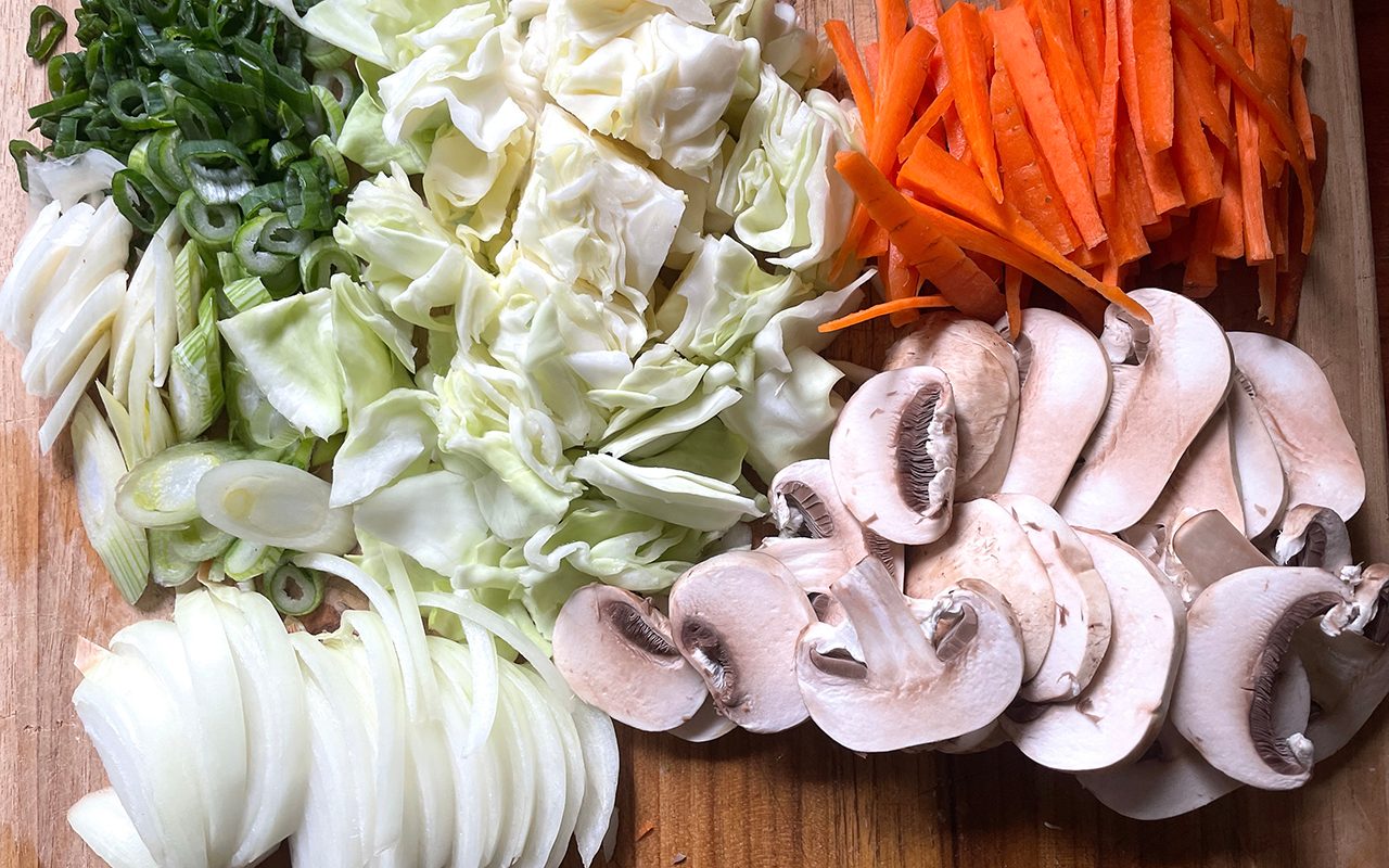 chicken yakisoba recipe Vegetables For Yakisoba