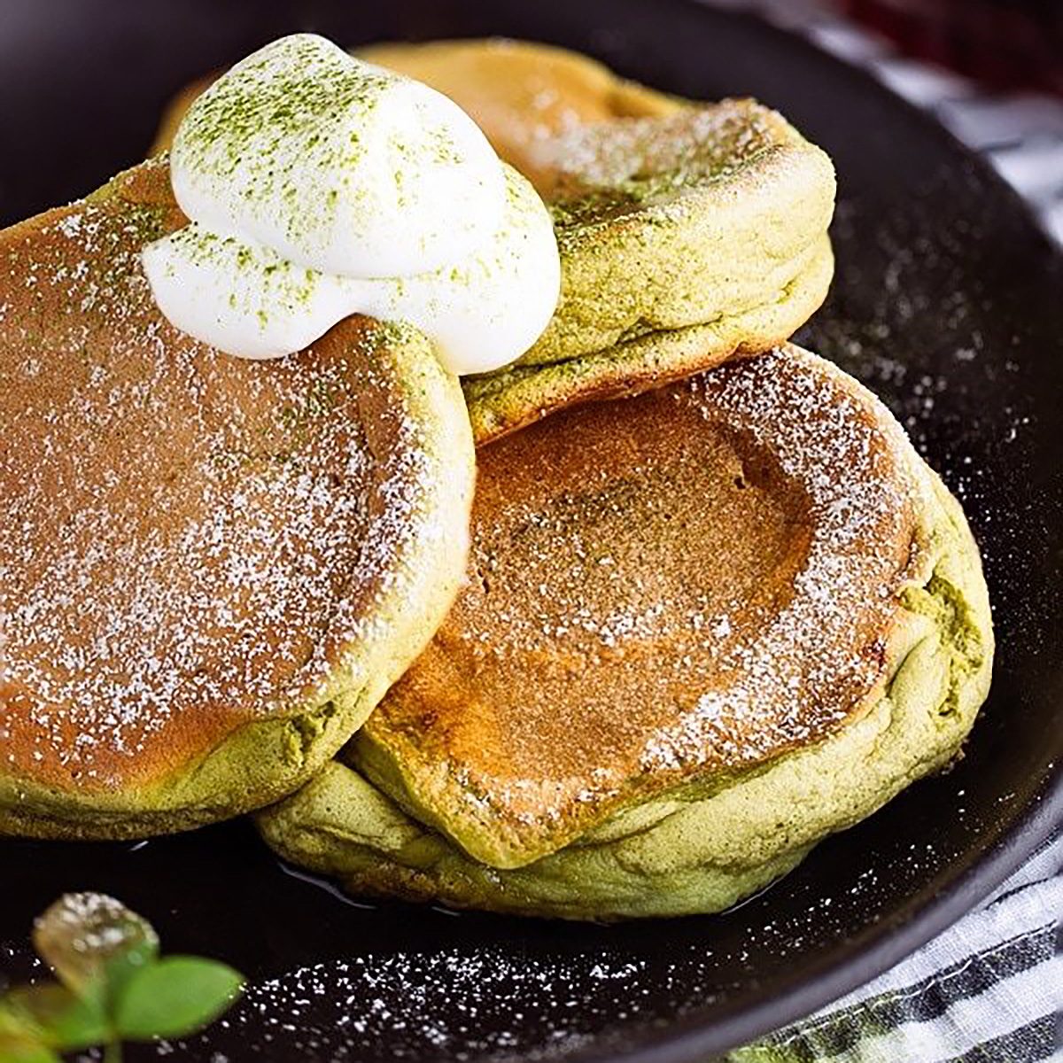 Matcha Souffle Pancake 抹茶スフレパンケーキ