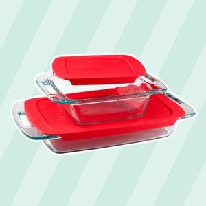 Pyrex Easy Grab Bakeware Set Glass 4 Piece