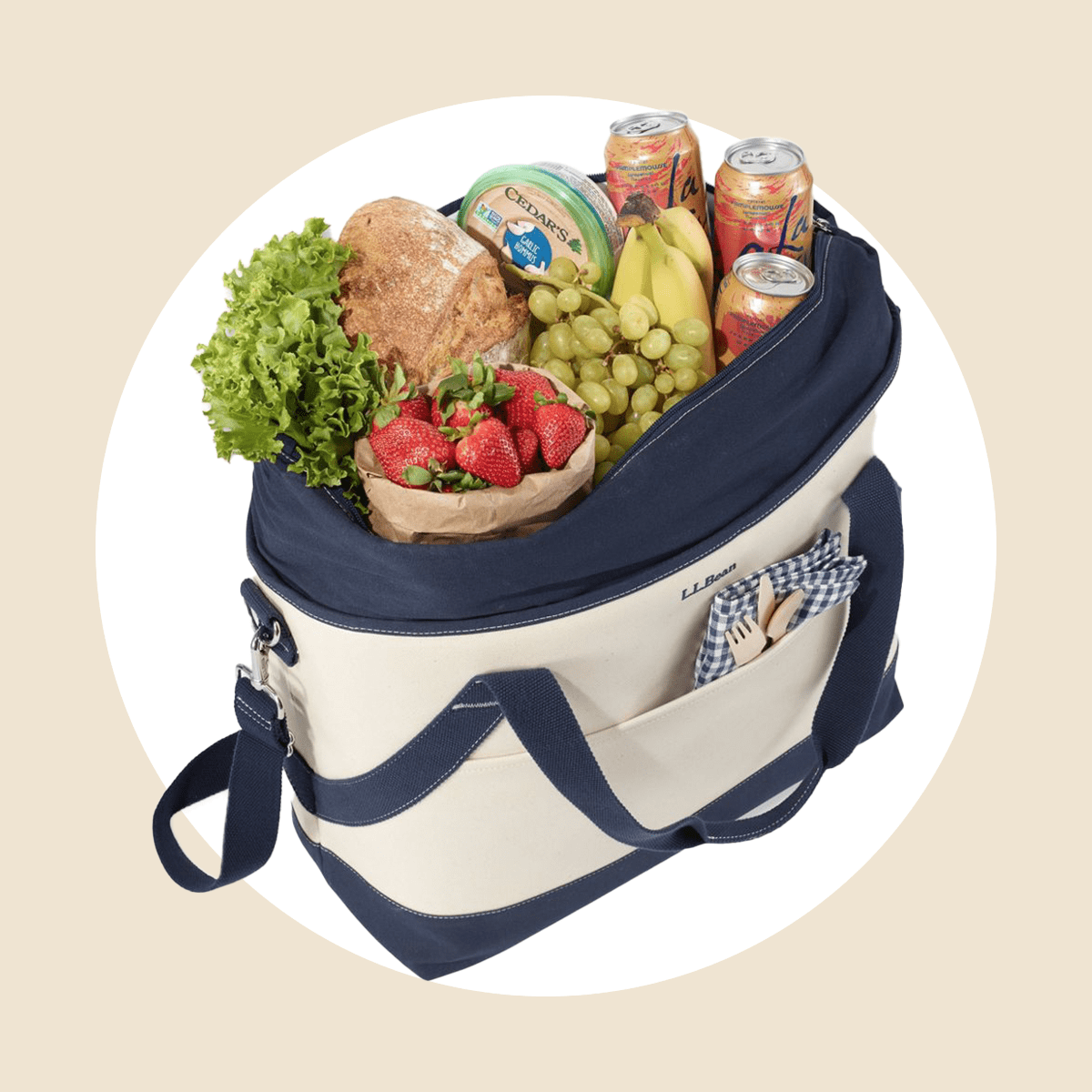 Insulated Tote Large Ecomm Via Llbean