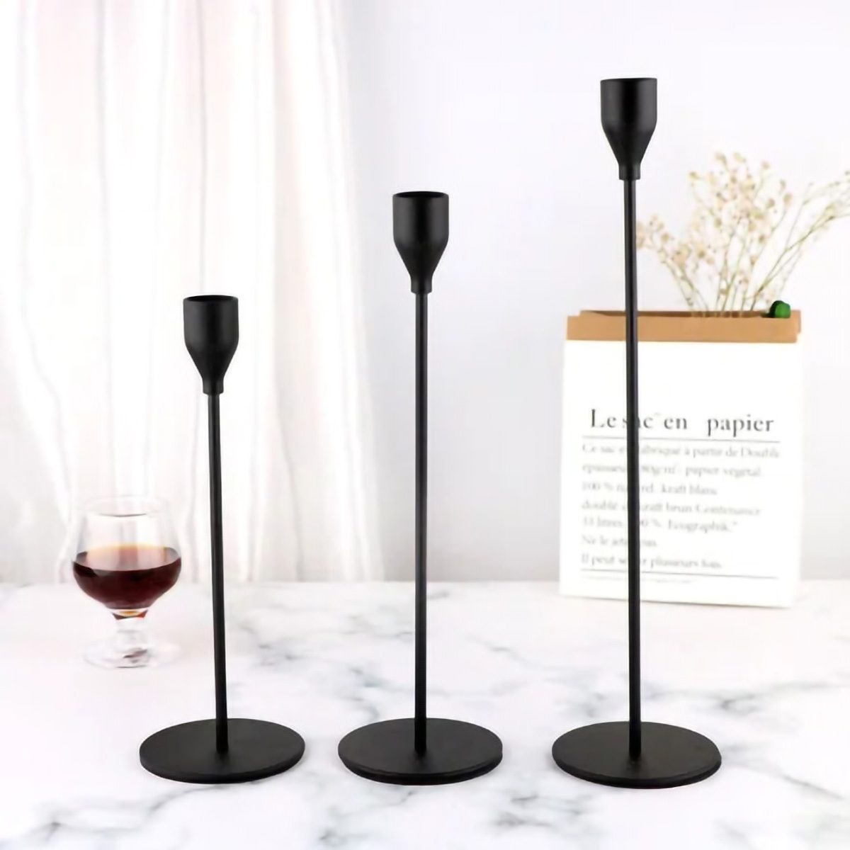 Metal Candlestick Holders