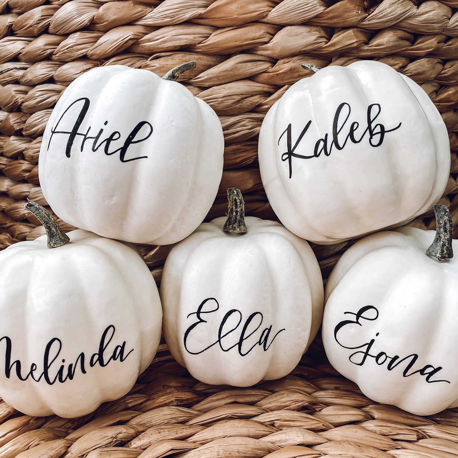 Personalized Mini Pumpkins