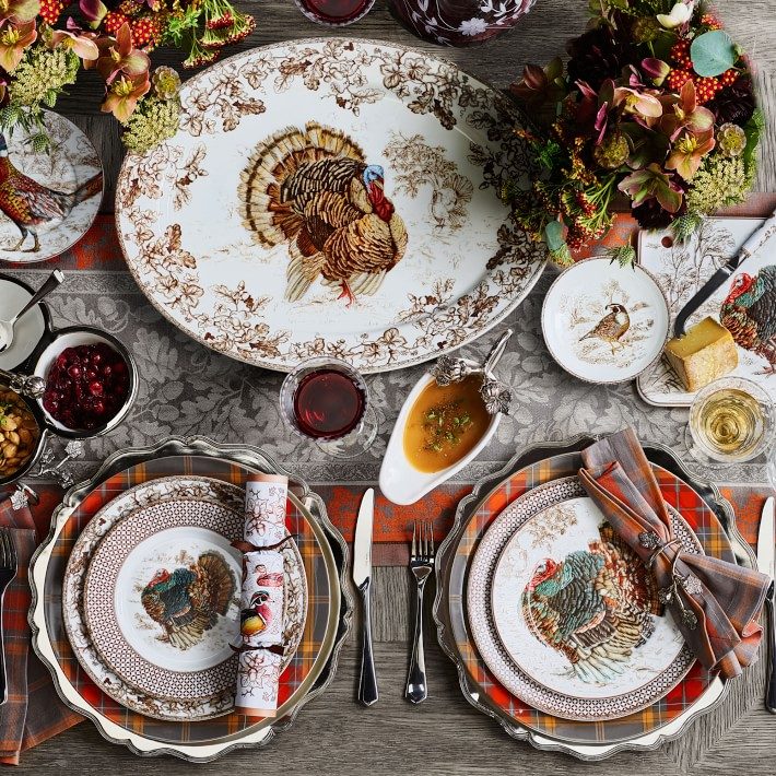 Plymouth Turkey Dinnerware Collection Ecomm Via Williams Sonoma.com