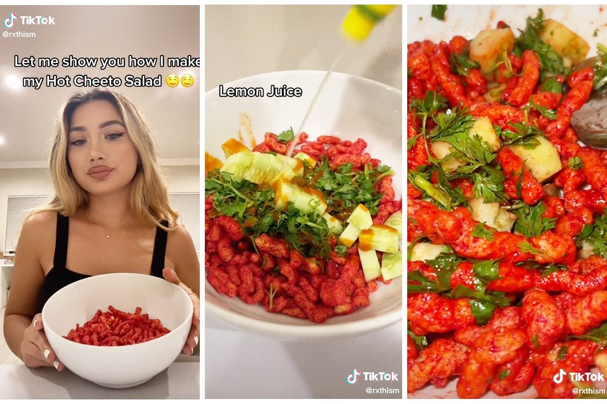 This Is the Flamin’ Hot Cheeto Salad That’s All Over TikTok Right Now