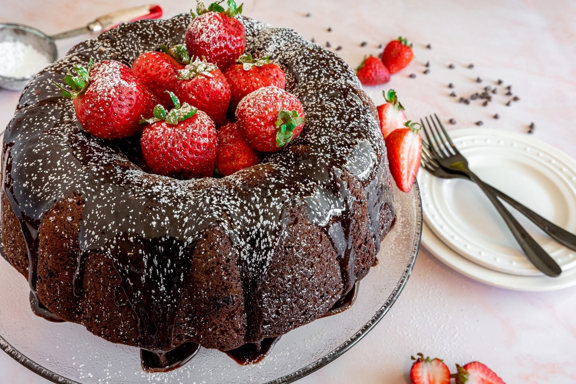Joanna Gaines Chocolate Chip Bundt Cake