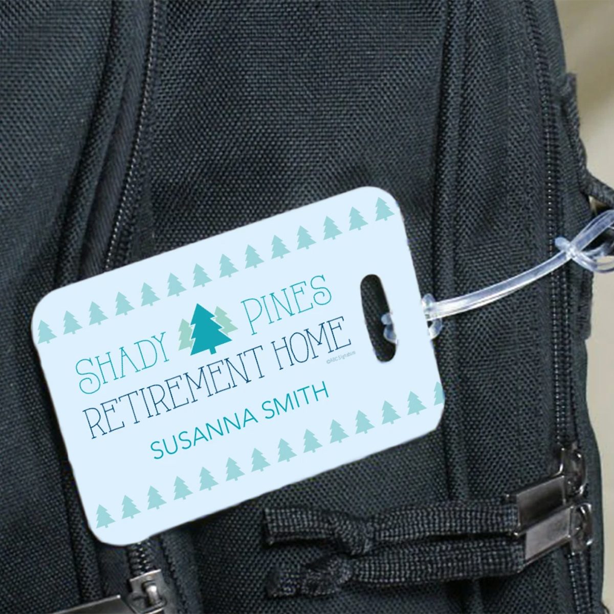 Shady Pines Luggage Tag
