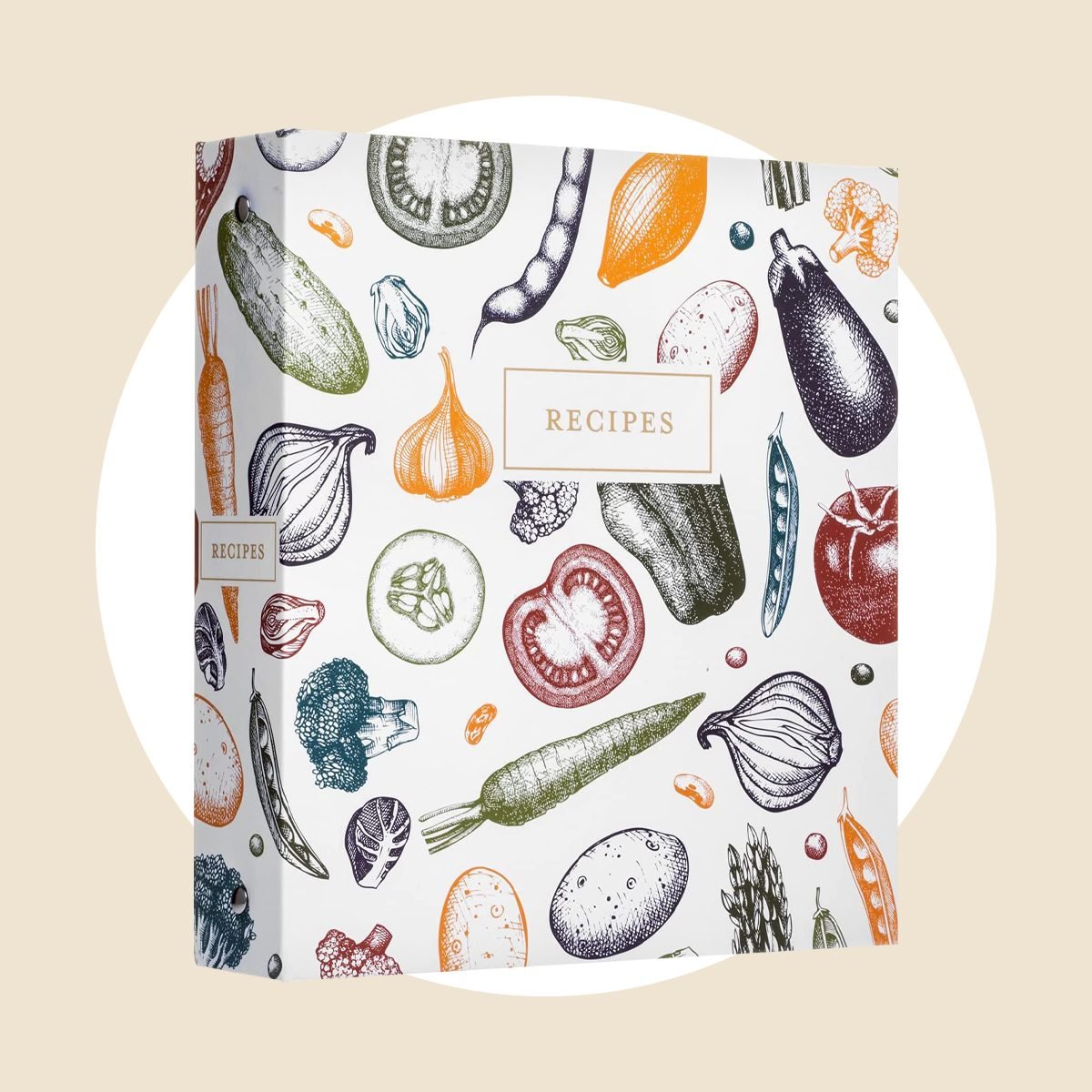 Jot & Mark Recipe Organizer 3 Ring Binder Set