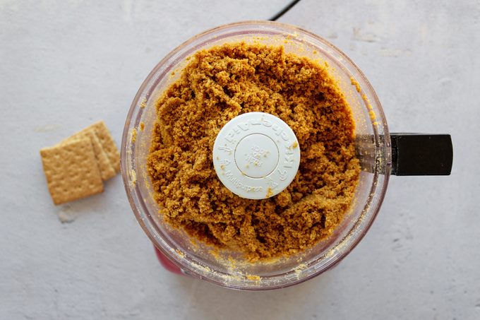 Kitkat Cheesecake graham cracker mixture