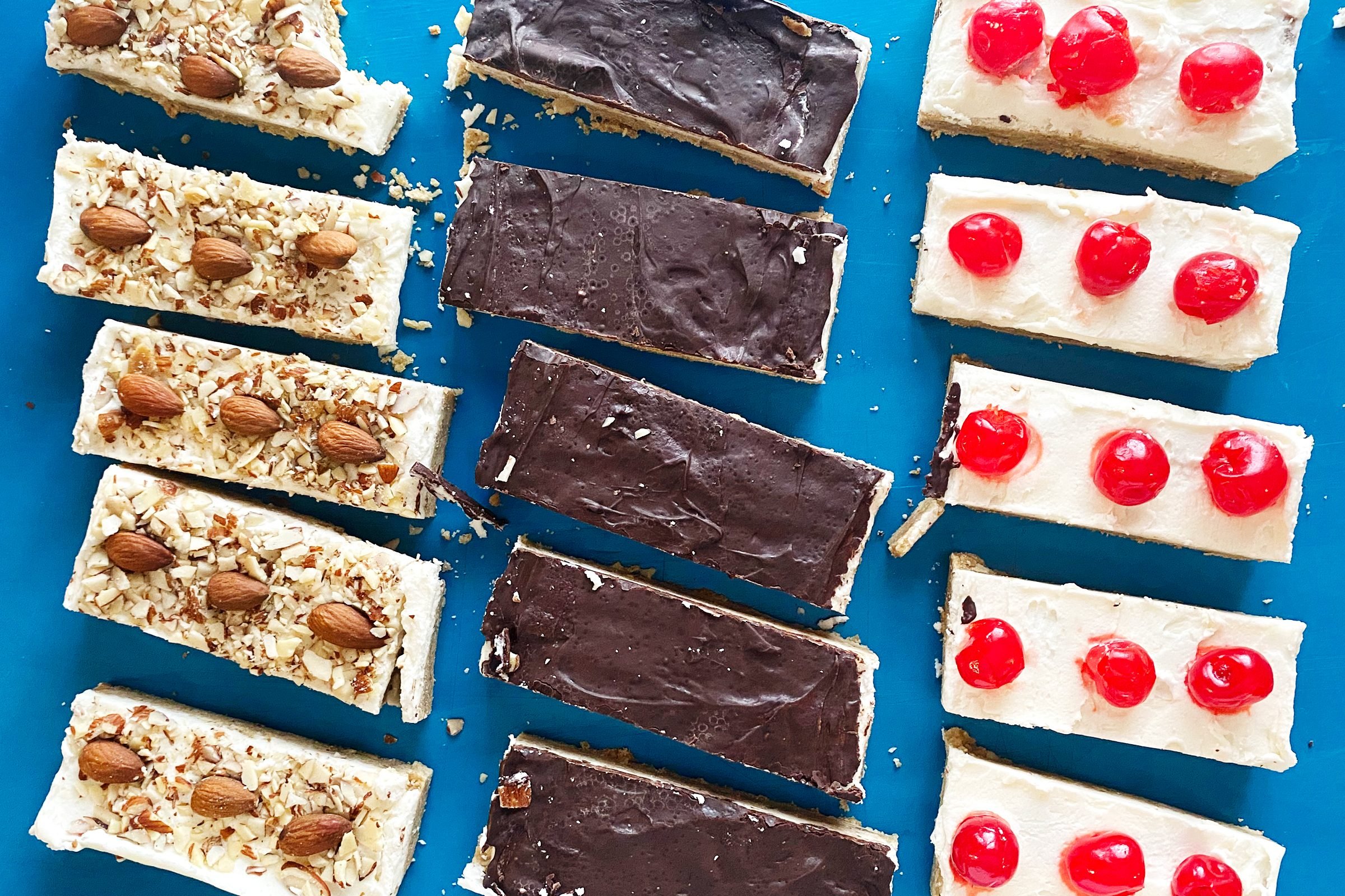 We Made This Crowd-Pleasing Recipe for “Triple Treat Holiday Bars” from 1971
