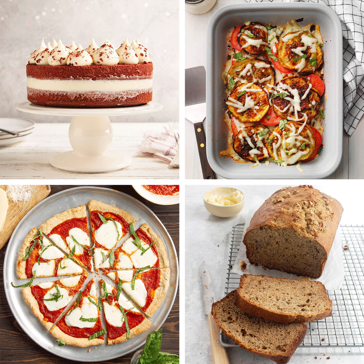 gif rotating through eight of the Best Gluten Free Recipes