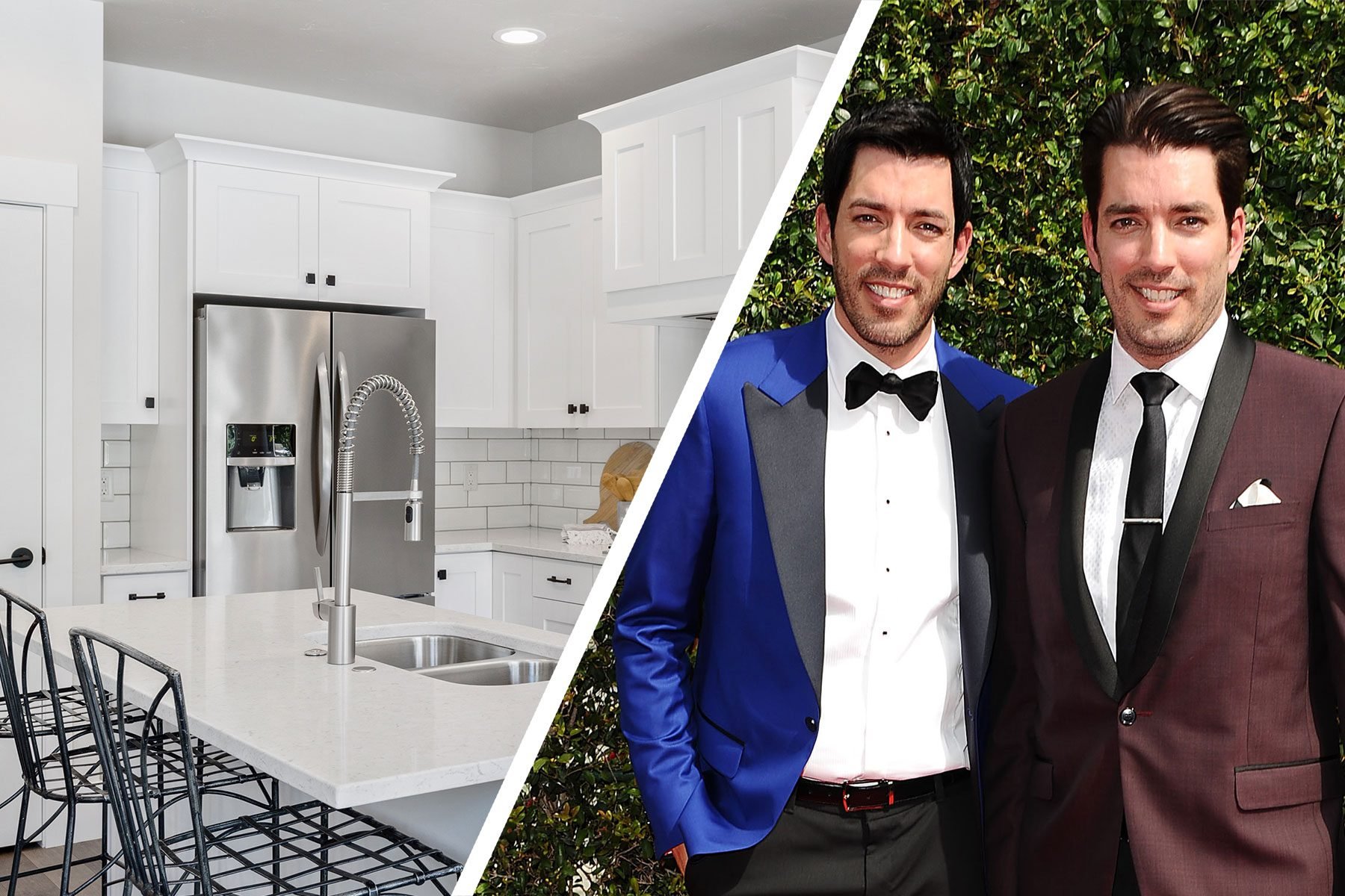 This Idea from the Property Brothers Will Make Your All-White Kitchen Pop