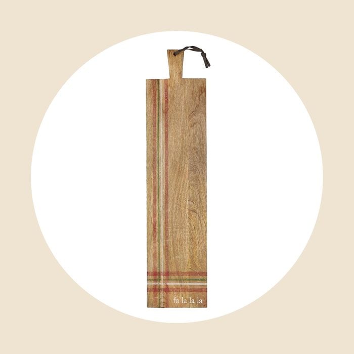 Stripe Christmas Cutting Board