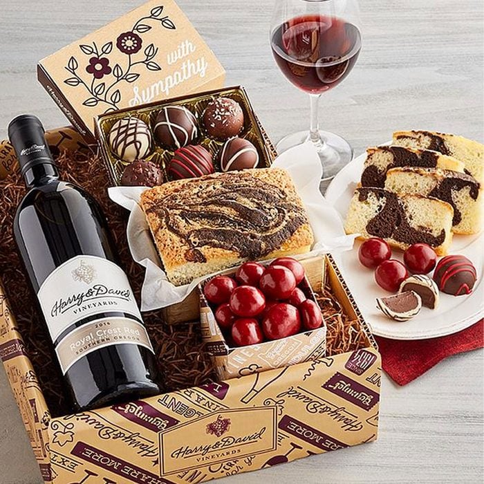 Sympathy Red Wine Gift Box