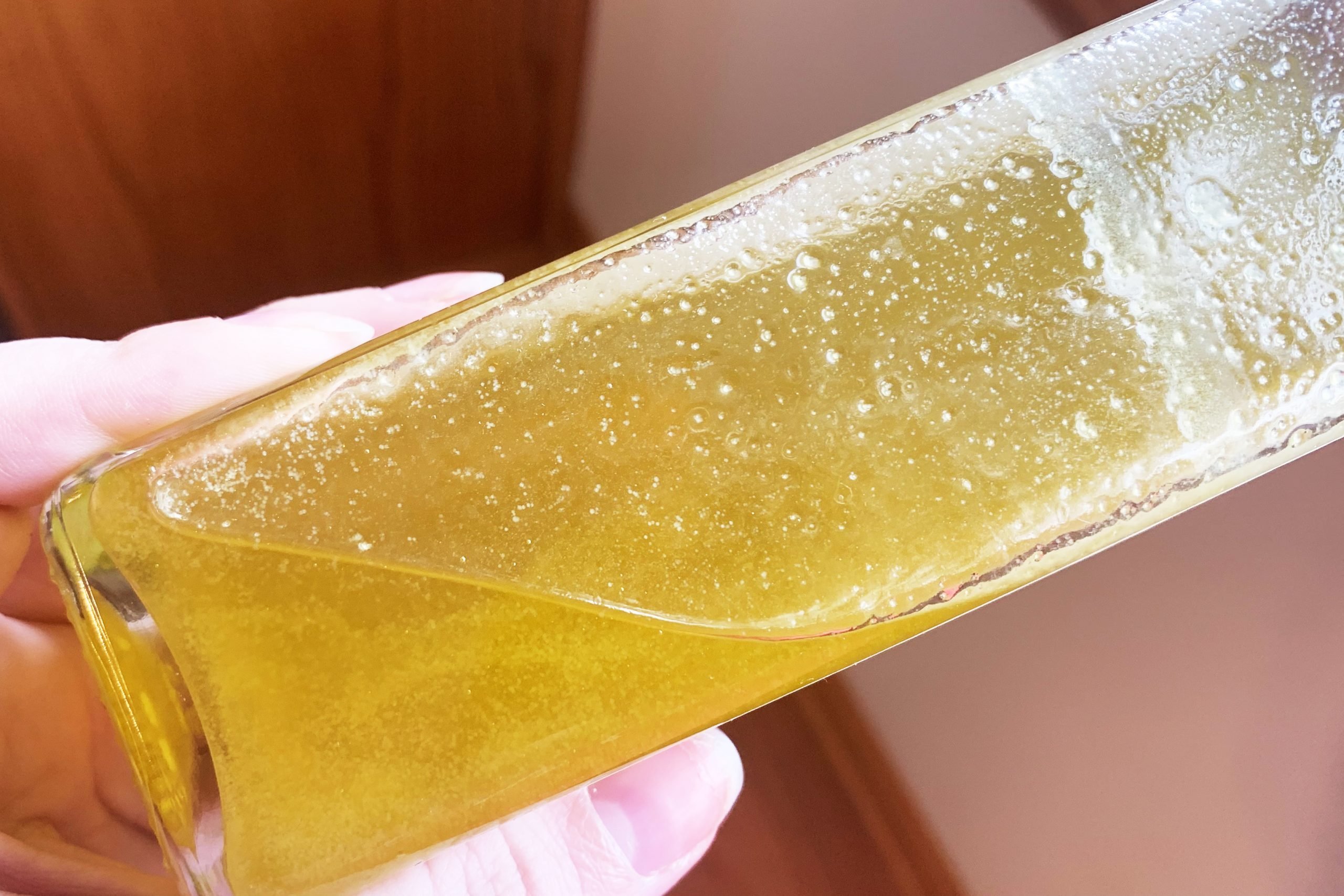 If You See Floating White Stuff in Olive Oil, This Is What It Means