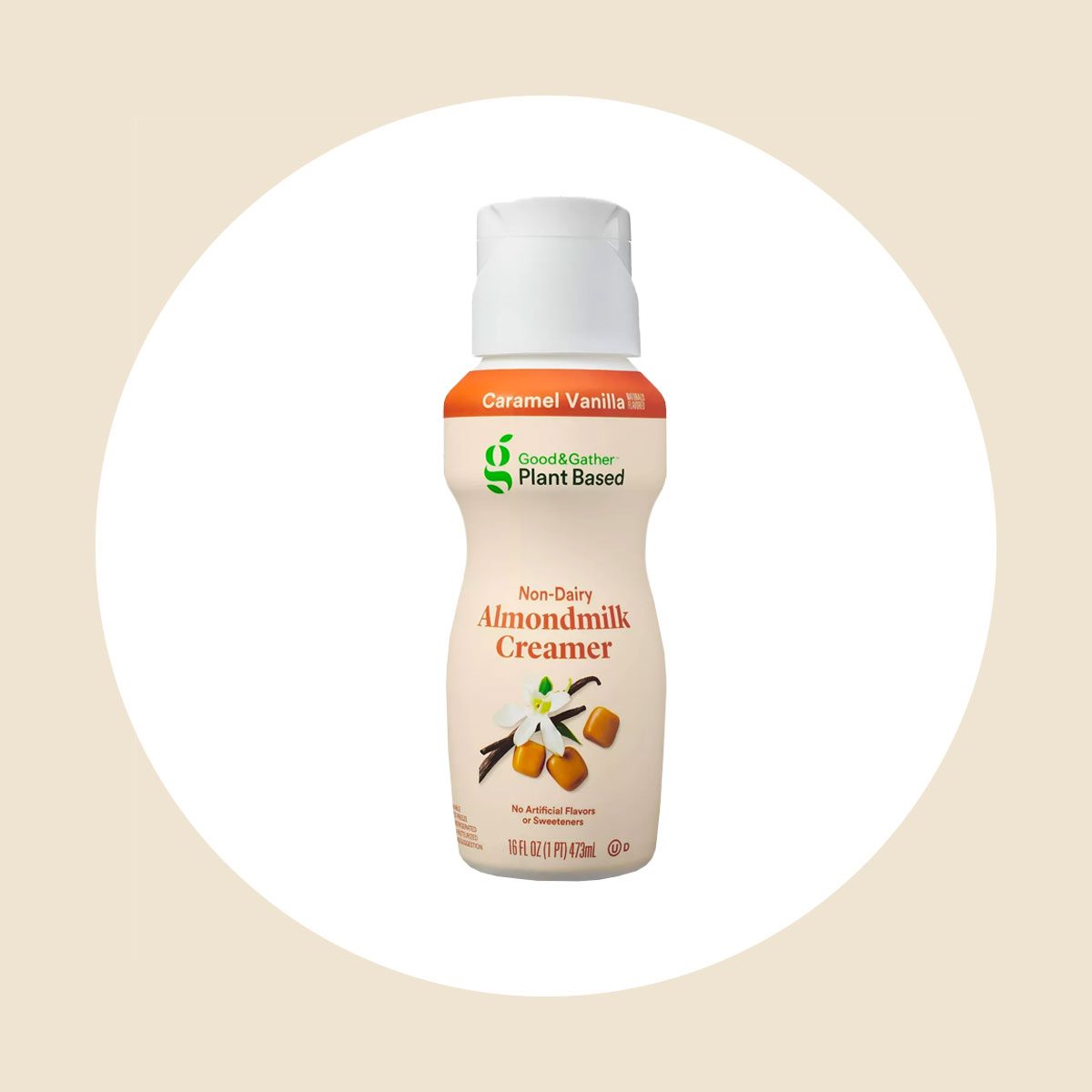 Plant Based Caramel Vanilla Non Dairy Almondmilk Creamer