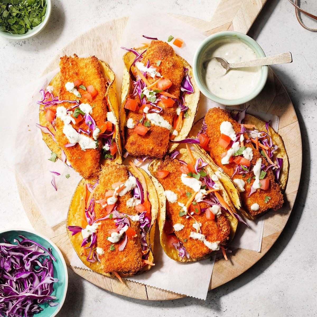 Air-Fryer Fish Tacos
