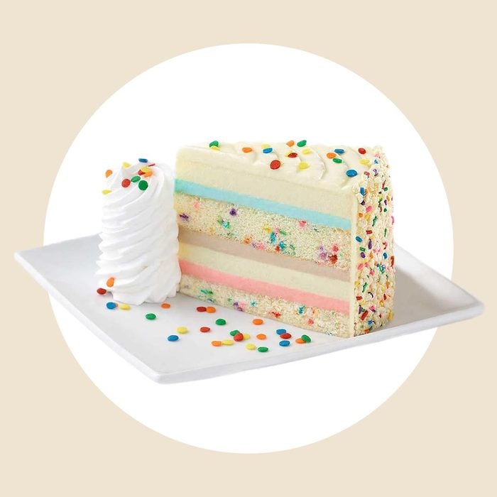 Cheesecake Factory Birthday confetti cake