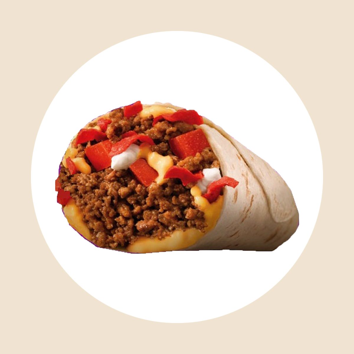 Discontinued Taco Bell Nacho Crunch Grilled Stuft Burrito