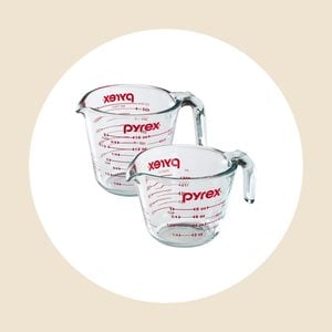 Pyrex Prepware 2 Piece Glass Measuring