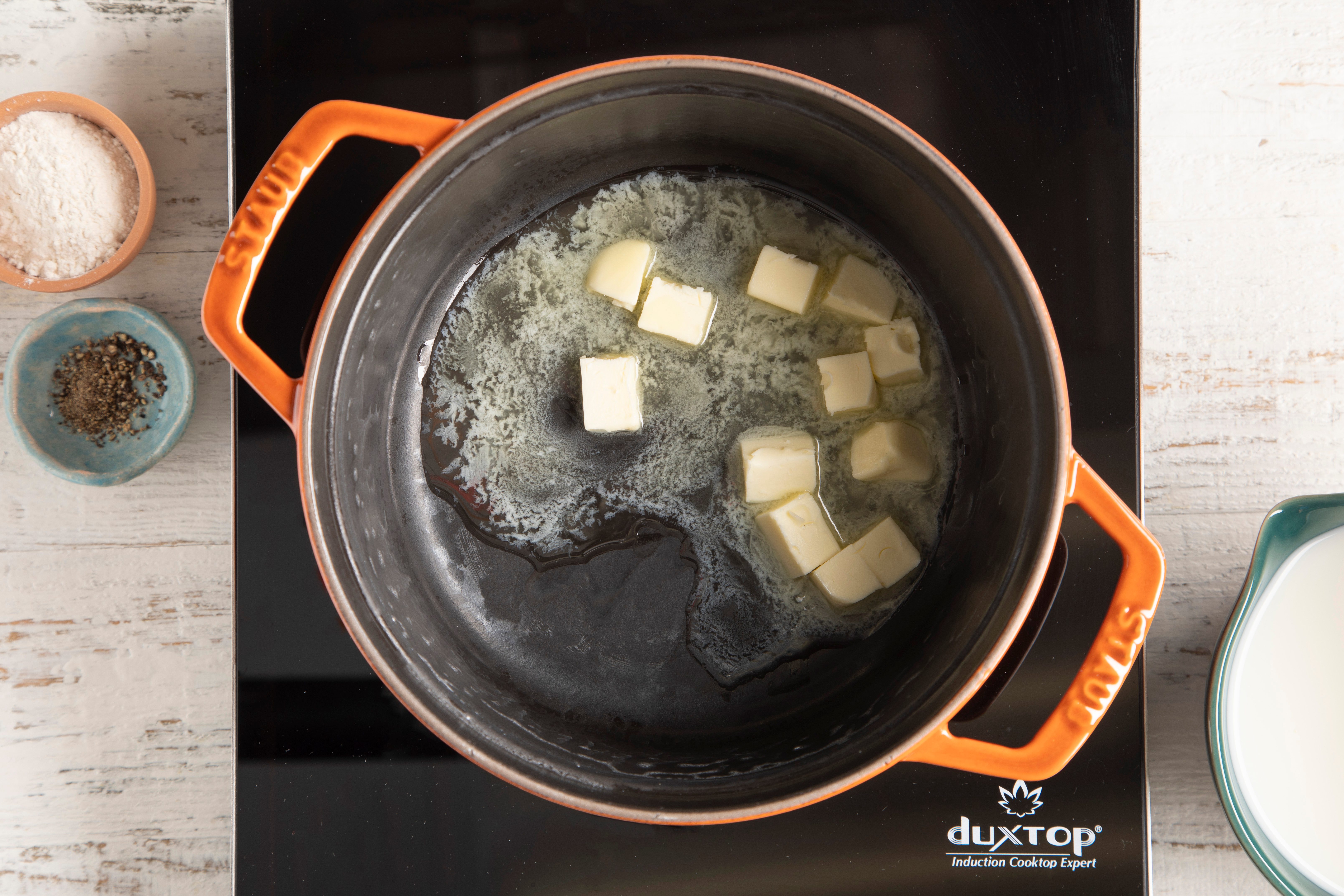 melted butter mac and cheese