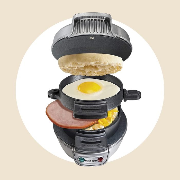 Hamilton Beach Breakfast Sandwich Maker With Egg Cooker Ring Ecomm Amazon.com