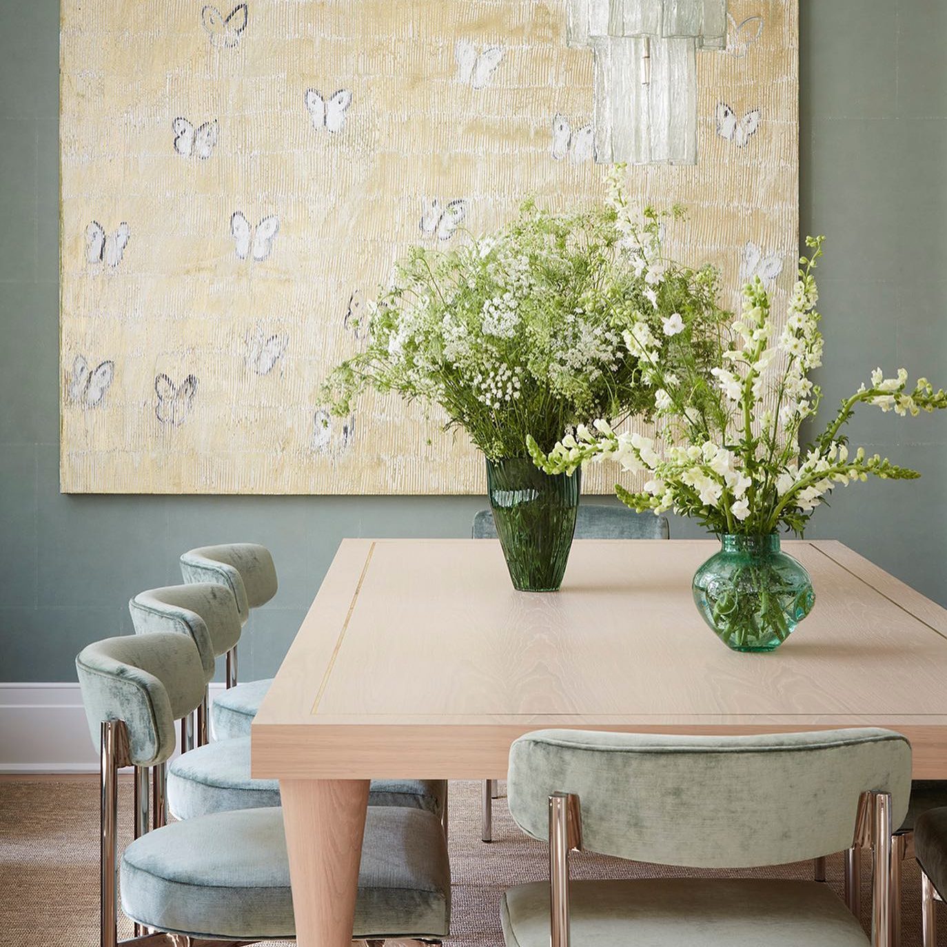 Green On Green Arrangement Via Summerthorntondesign Instagram