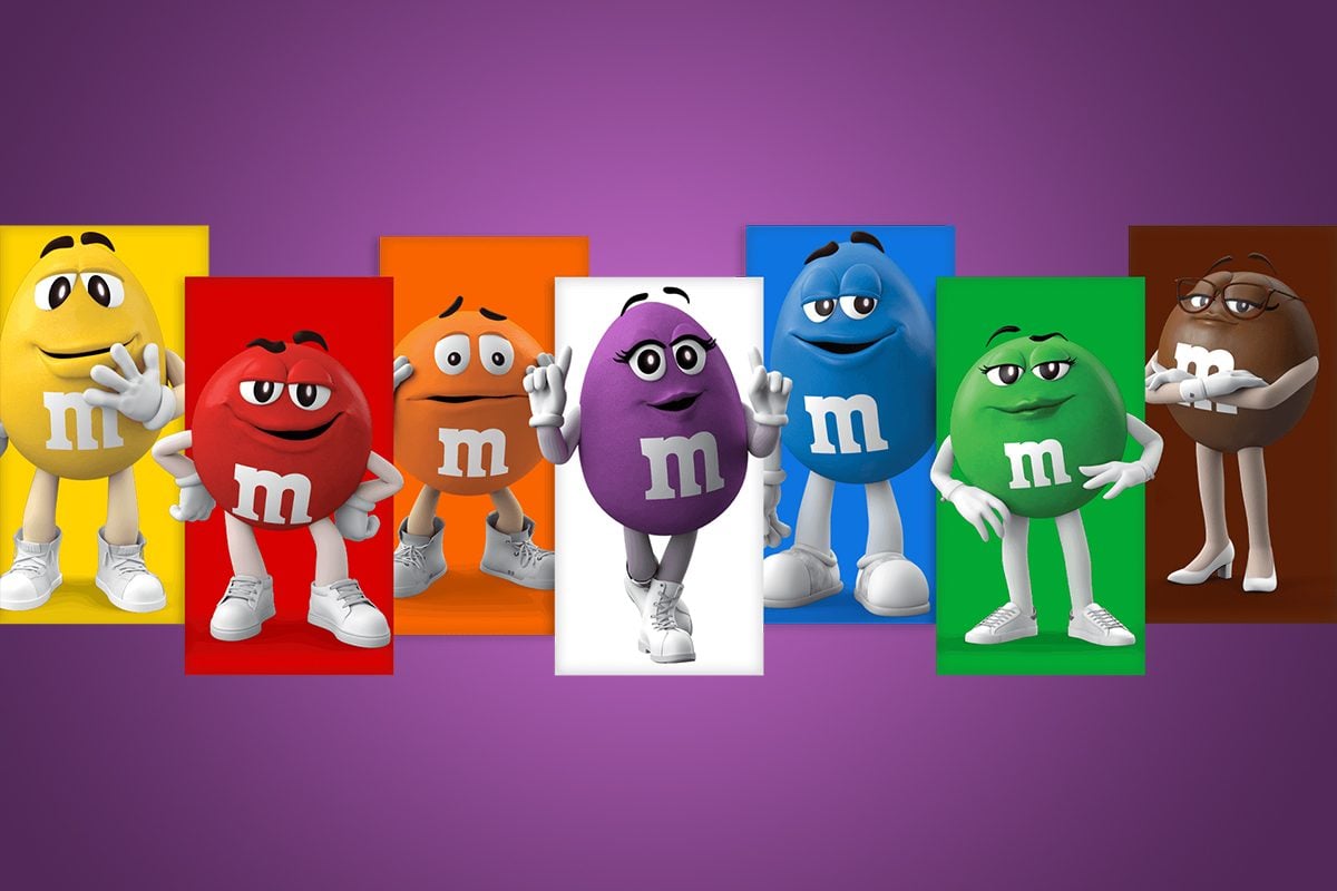 There’s a Brand-New Purple M&M Character in the M&M’s Lineup