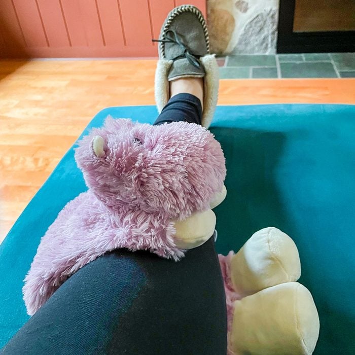 Warmies hippo wrap around knee