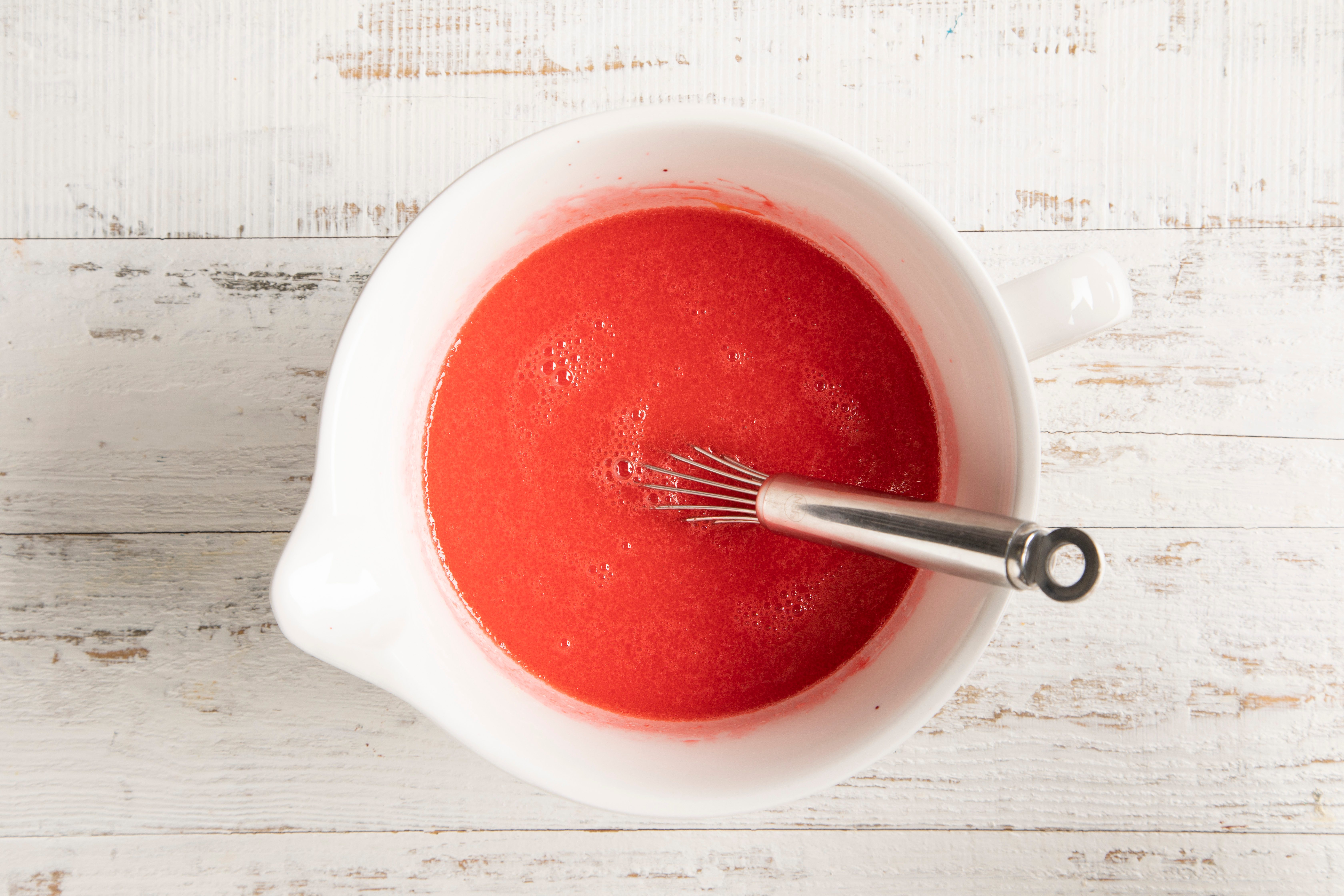 how to make a gluten free red velvet cake step 1