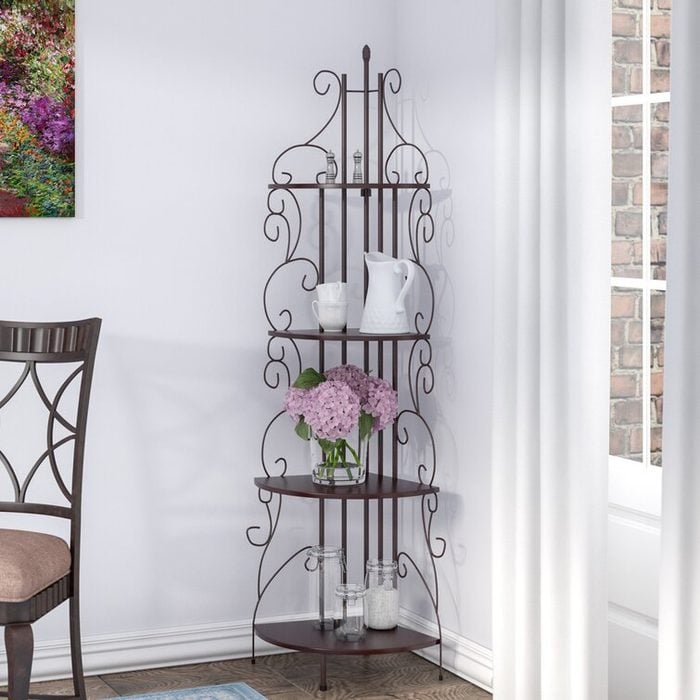 Astoria Grand Saear 23.5in Corner Bakers Rack