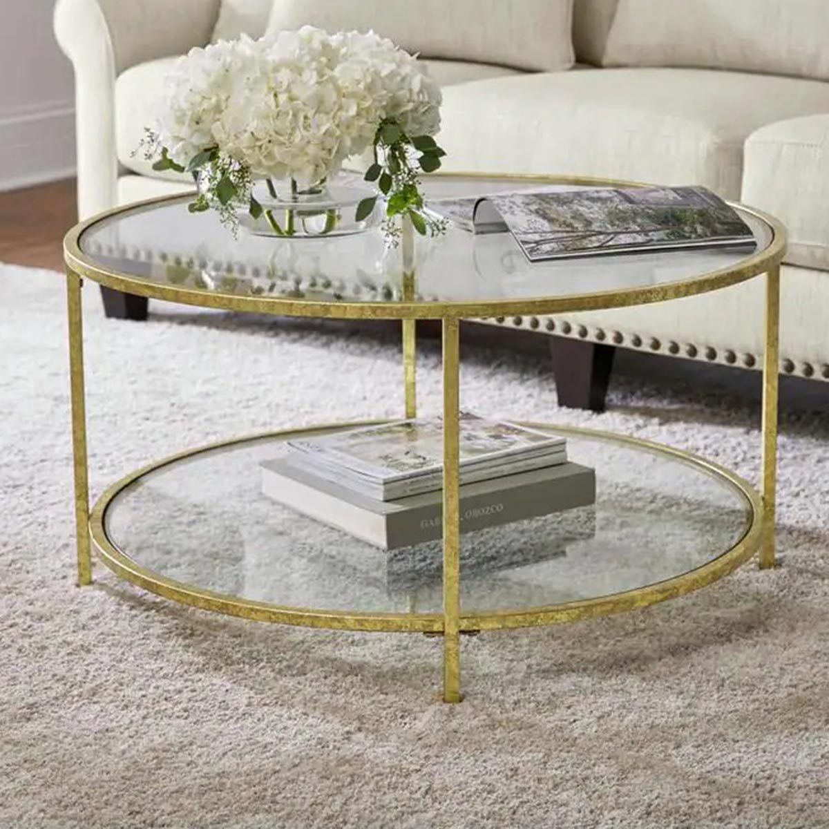 Gold Leaf Coffee Table
