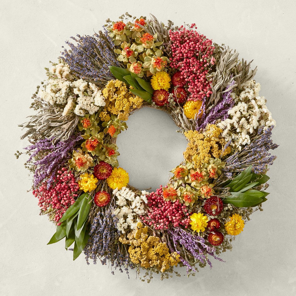 Farmers Market Herb Live Wreath
