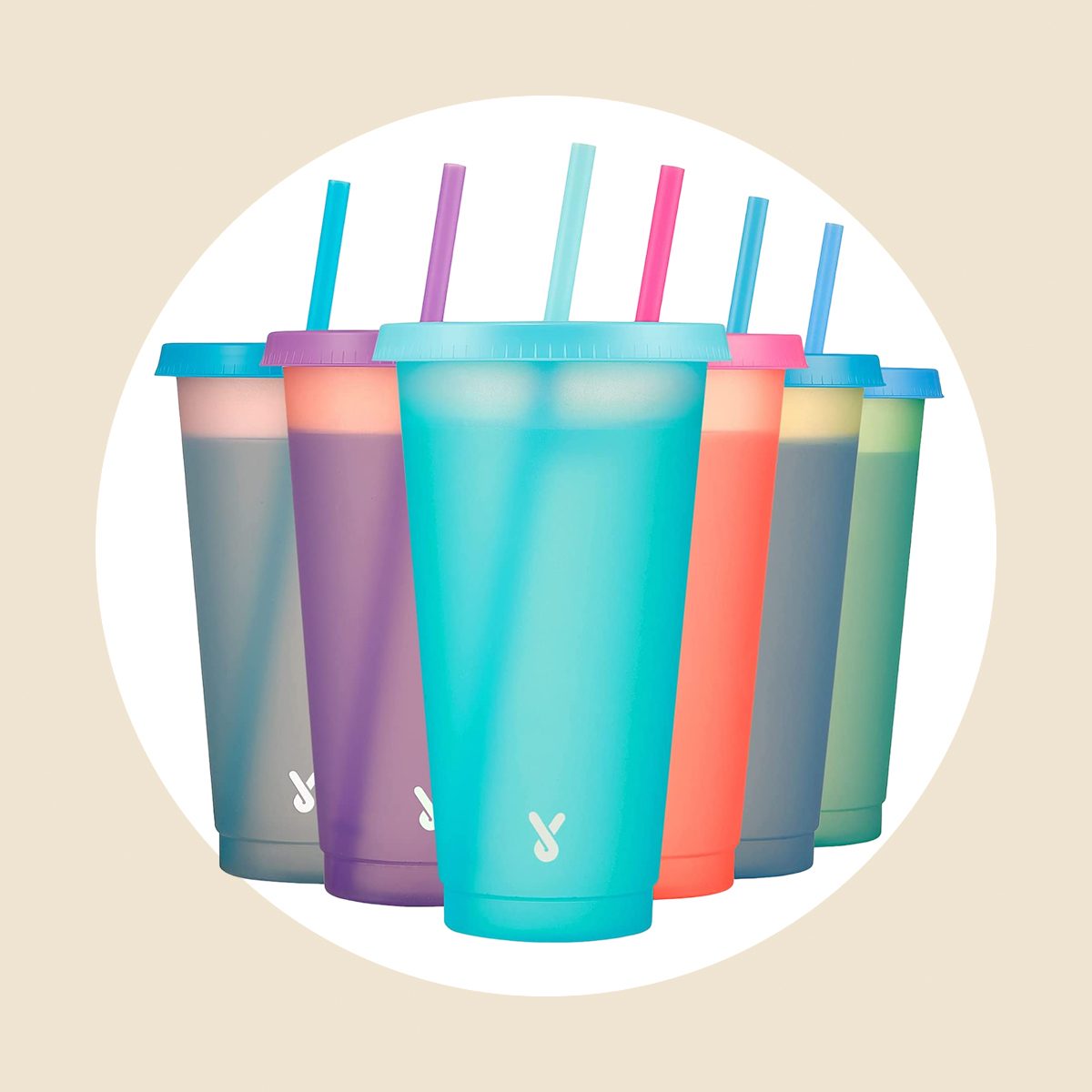 Color Changing Iced Coffee Cups