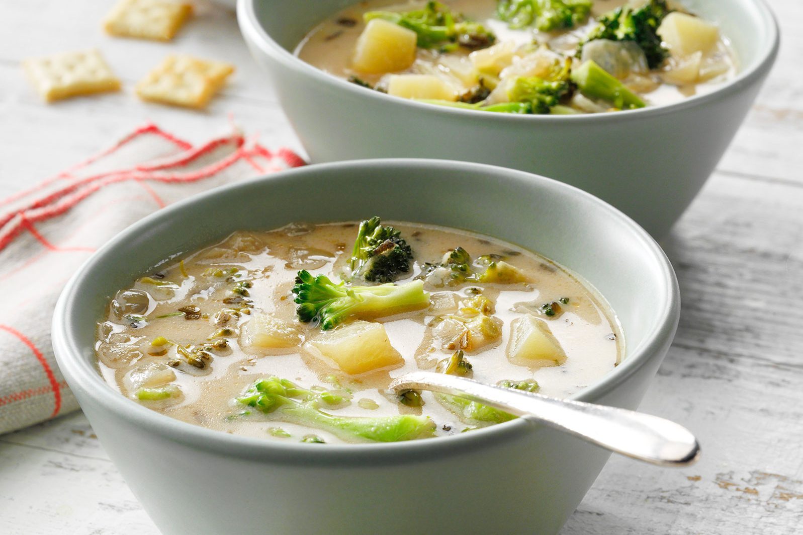 Vegan Cashes Cream Of Broccoli Soup Vertical Ap Shot