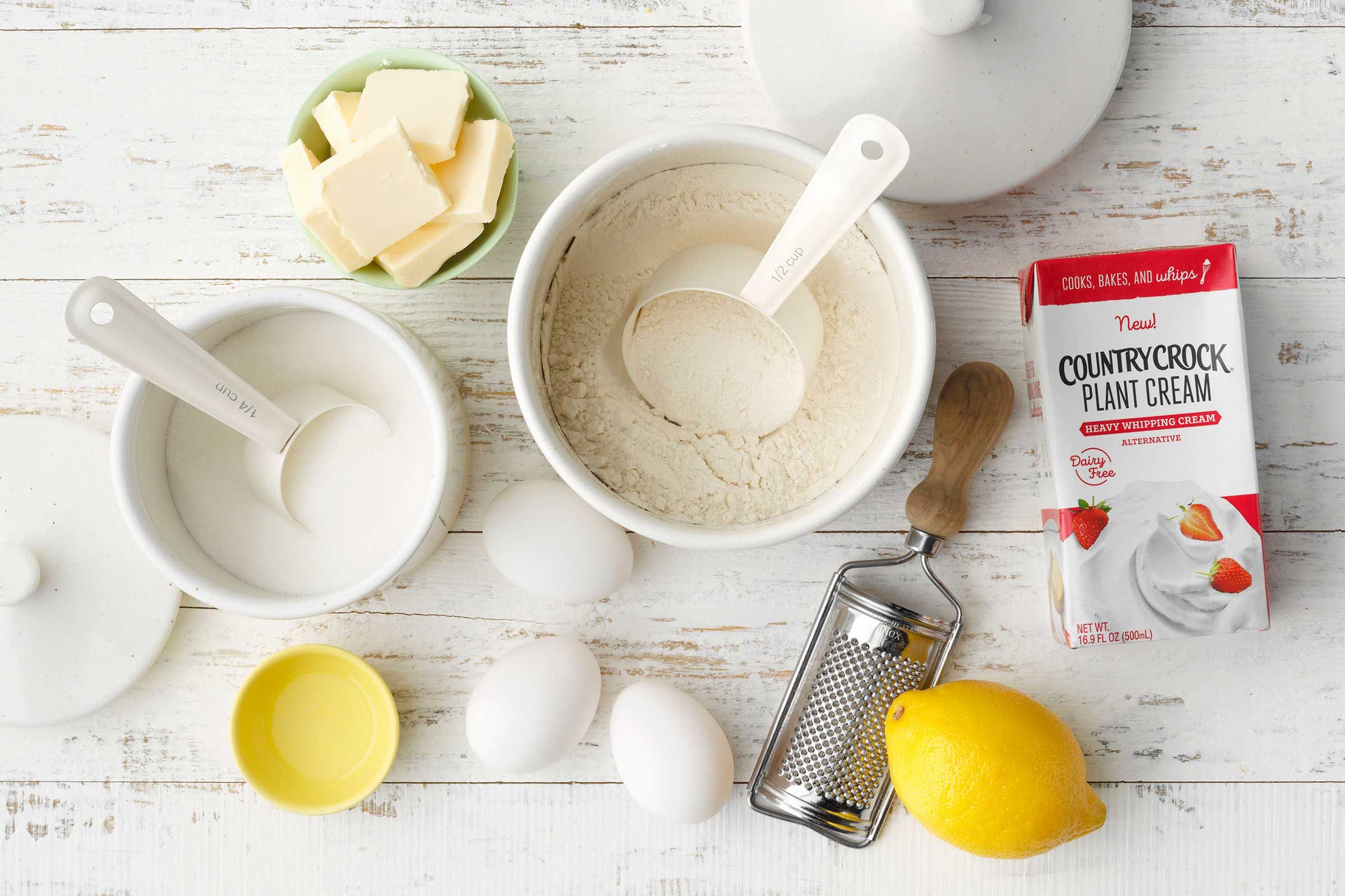 Gluten-Free Lemon Cake ingredients